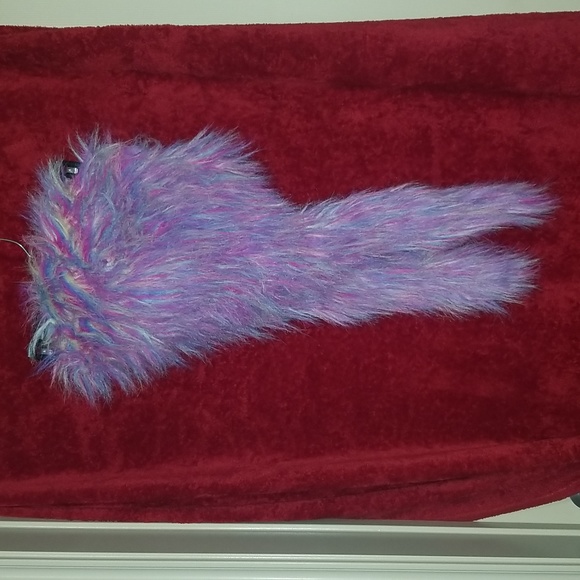 Hot Topic Big Rainbow Furry Winter Hat - Picture 4 of 4